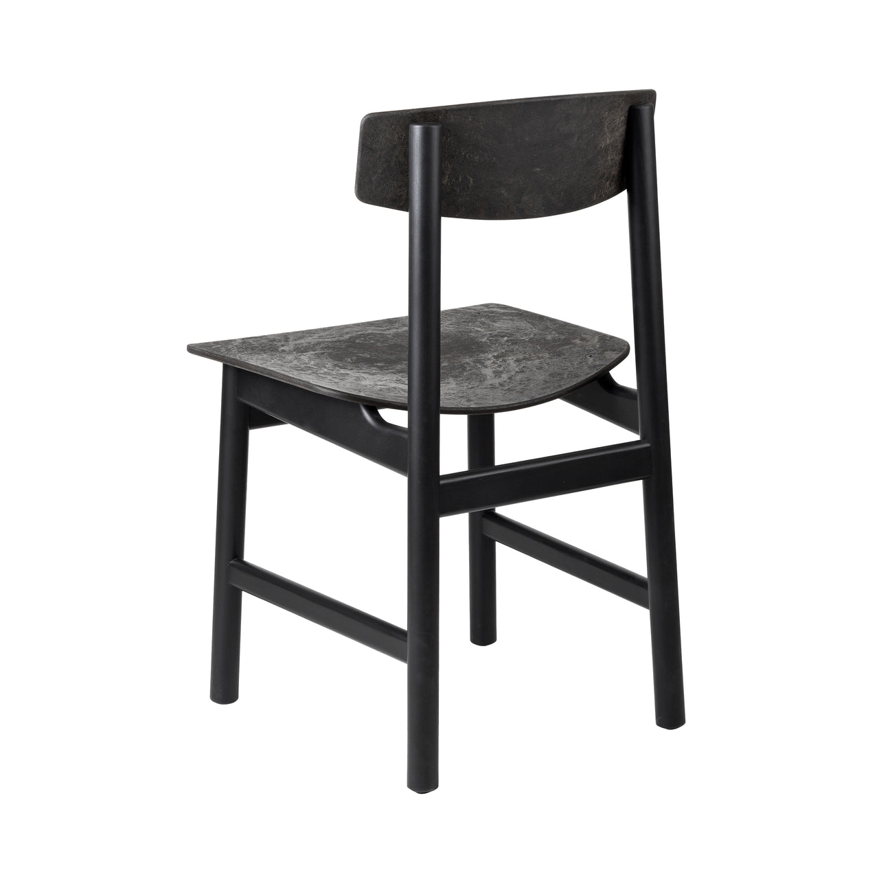 Conscious Chair 3162: Black Beech + Coffee Waste Black