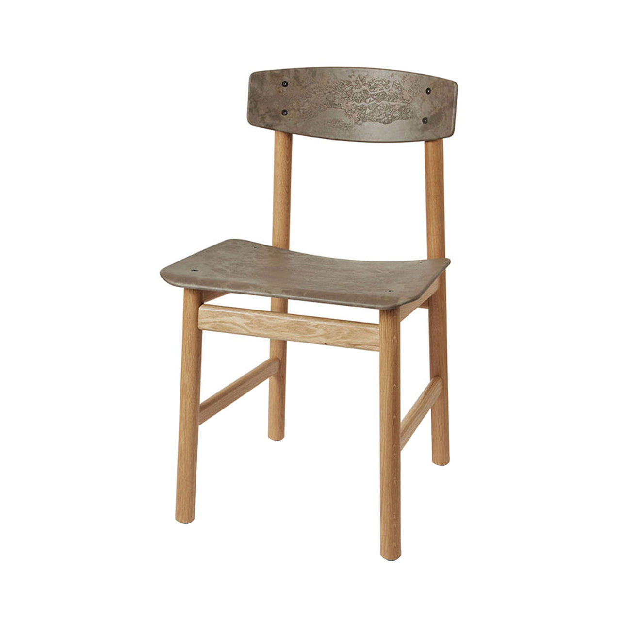 Conscious Chair 3162: Natural Lacquered oak + Coffee Waste Dark