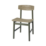 Conscious Chair 3162: Green Oak + Coffee Waste Green