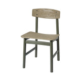 Conscious Chair 3162: Green Oak + Coffee Waste Green