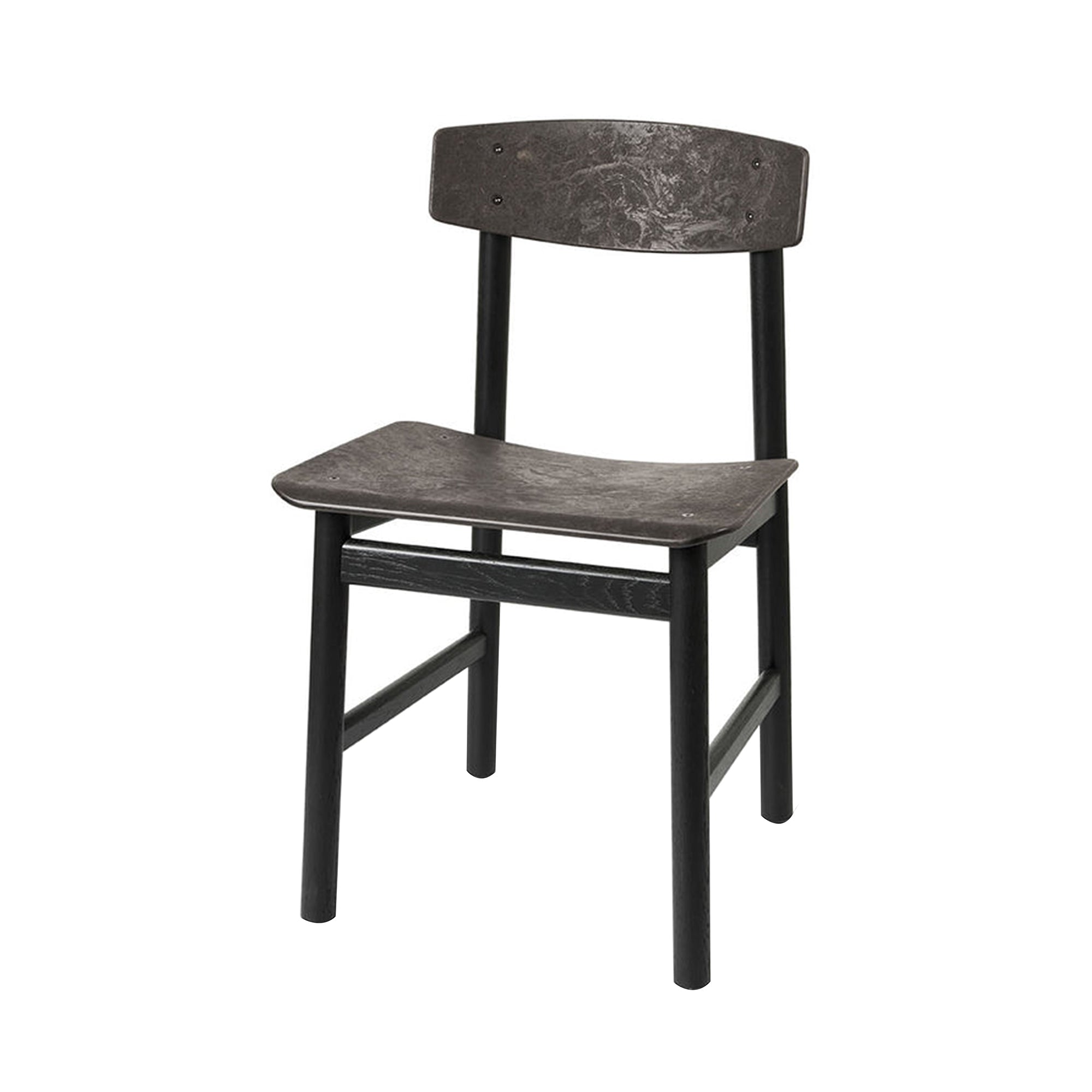 Conscious Chair 3162: Black Oak + Coffee Waste Black
