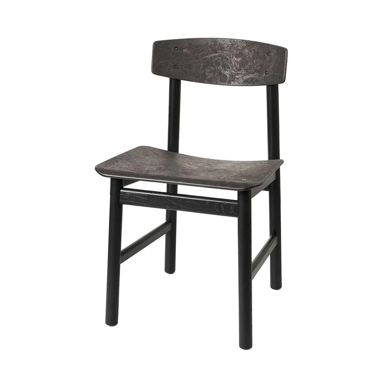 Conscious Chair 3162: Black Oak + Coffee Waste Black