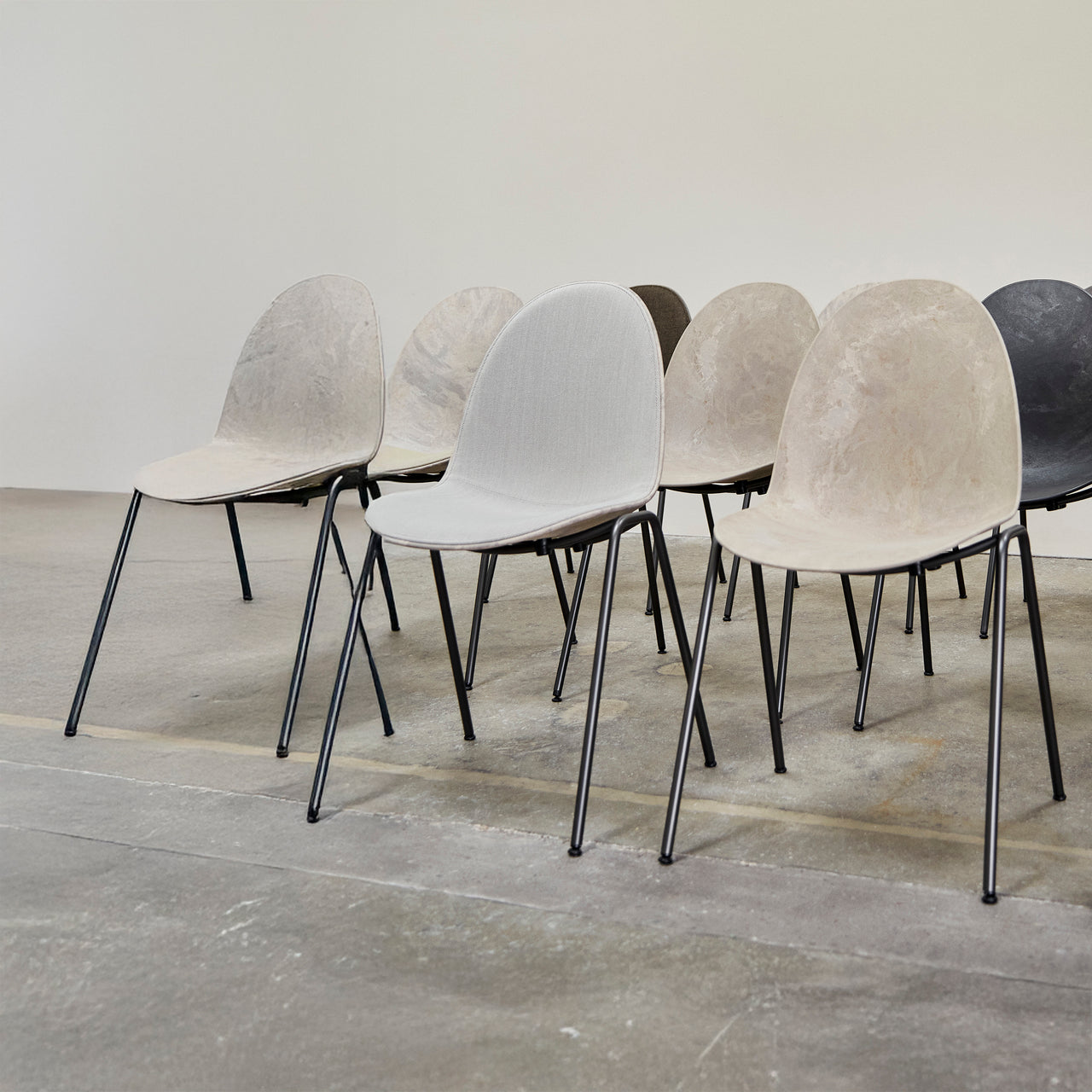 Eternity Side Chair: Front Upholstered