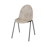 Eternity Side Chair: Wood Waste Grey