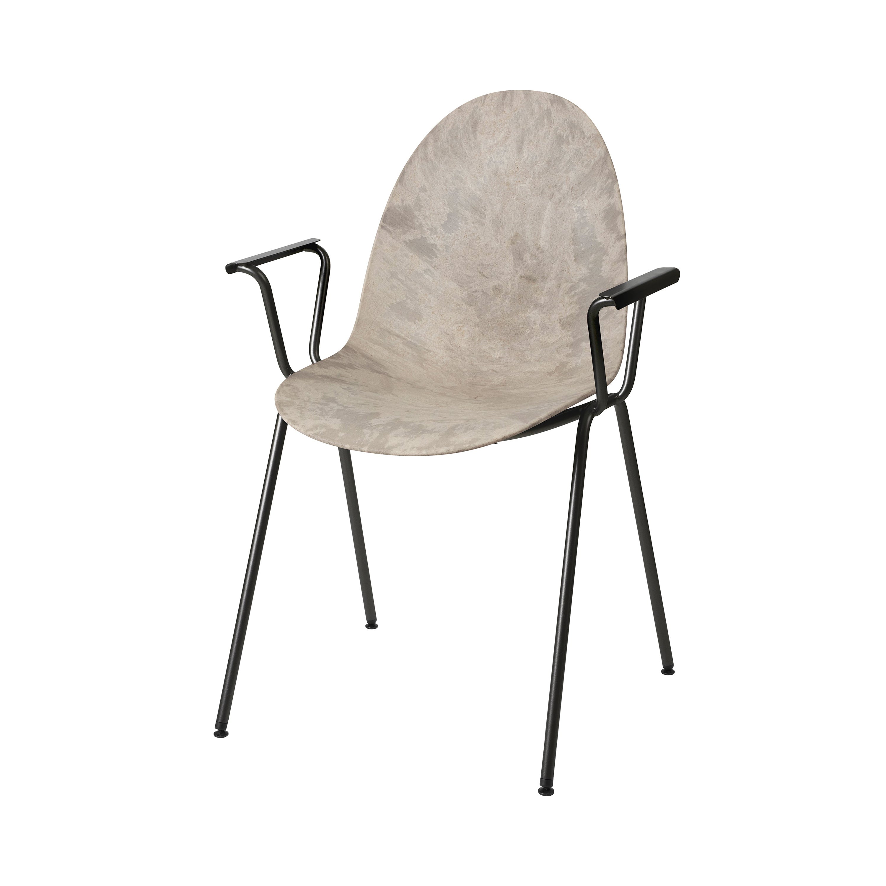 Eternity Armchair: Wood Waste Grey