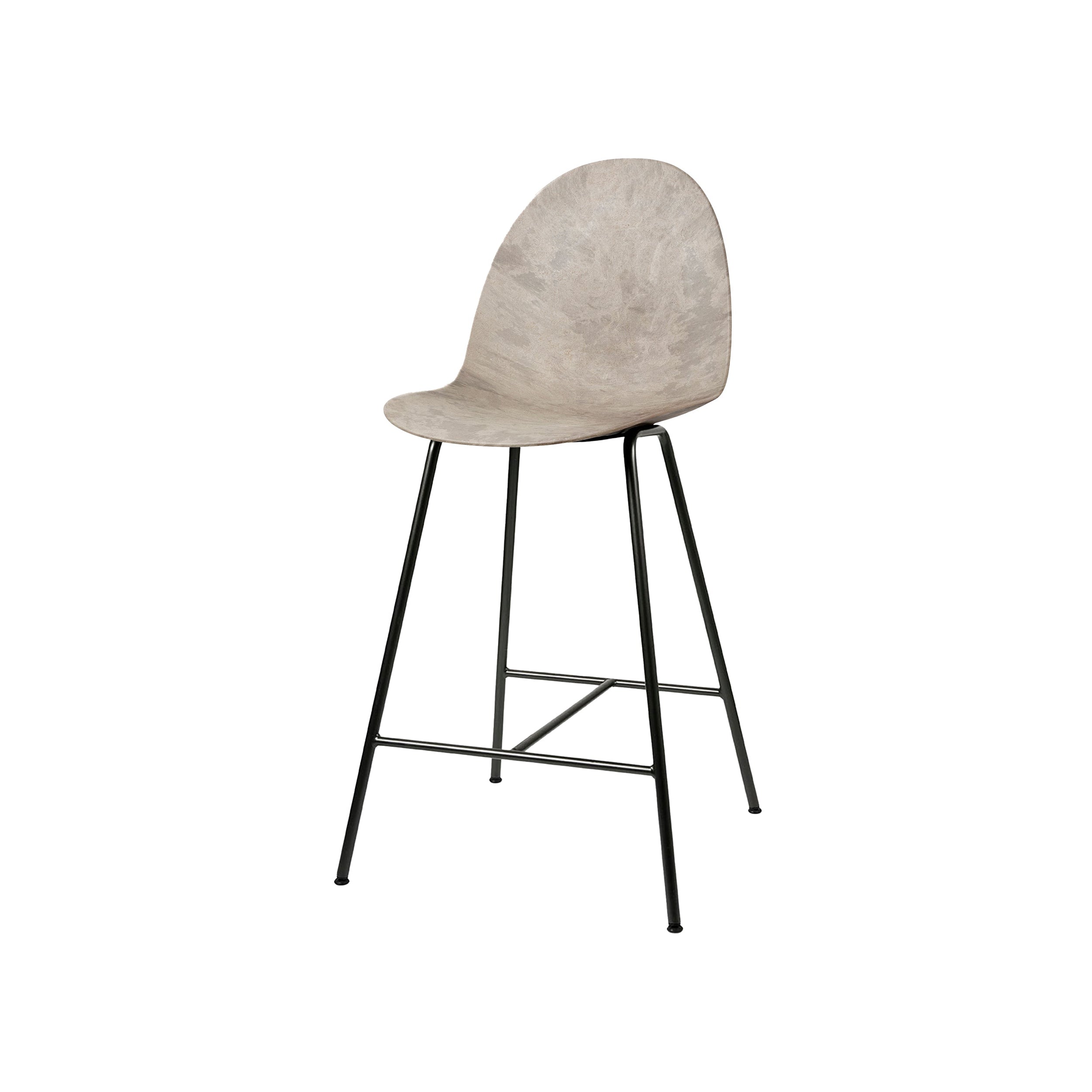 Eternity Bar + Counter Stool: Counter + 
Wood Waste Grey