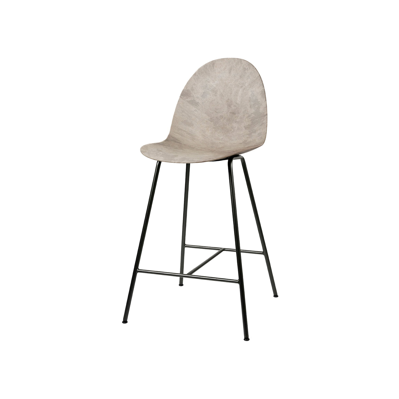 Eternity Bar + Counter Stool: Counter + 
Wood Waste Grey