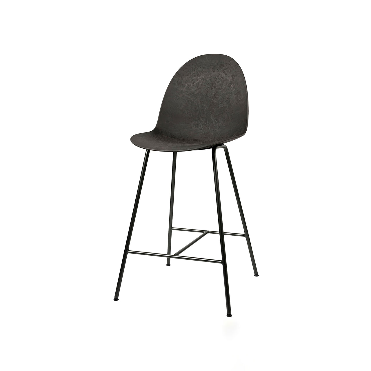Eternity Bar + Counter Stool: Counter + Coffee Waste Black