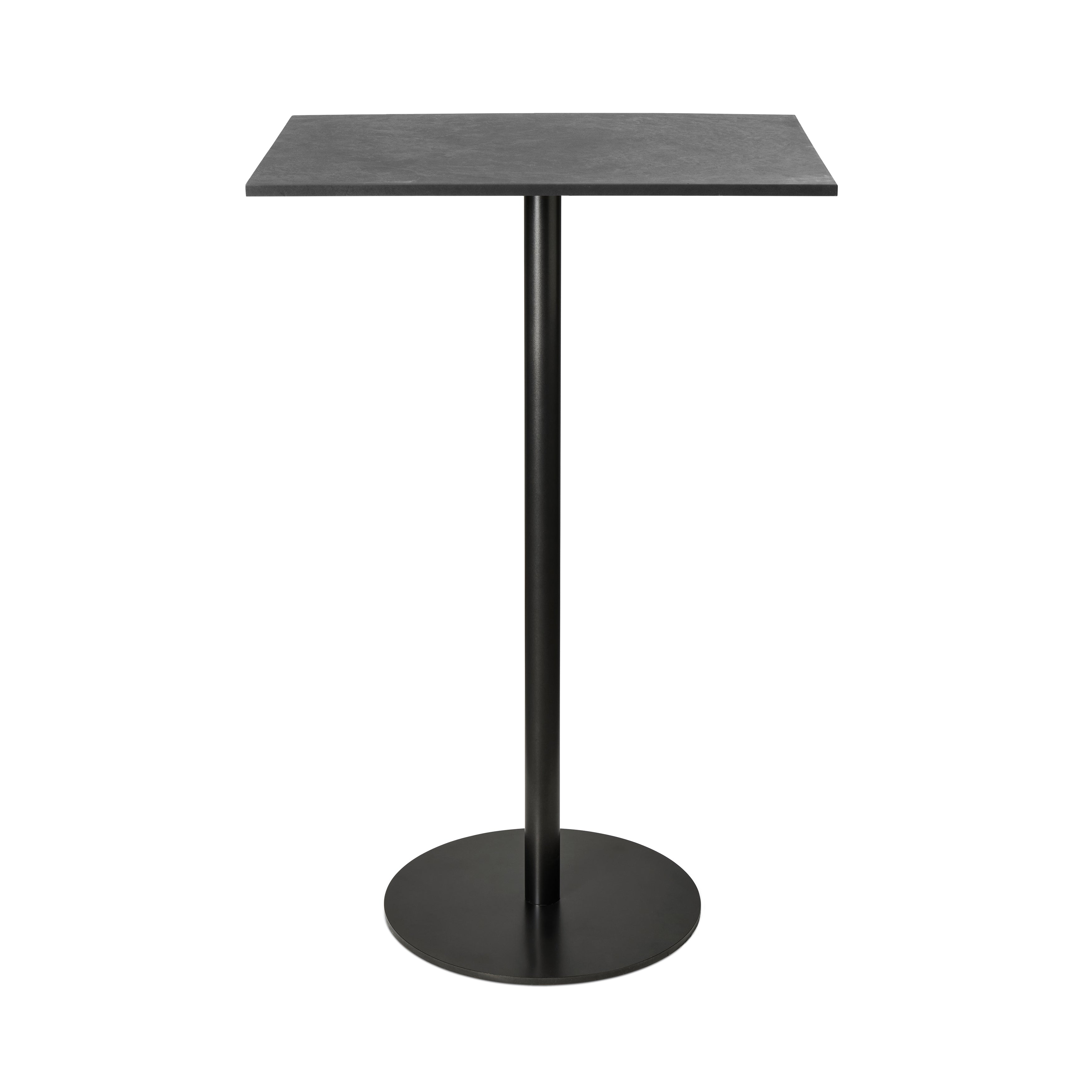 Mater Bar Table: Rectangle + Coffee Waste Black