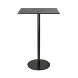 Mater Bar Table: Rectangle + Coffee Waste Black