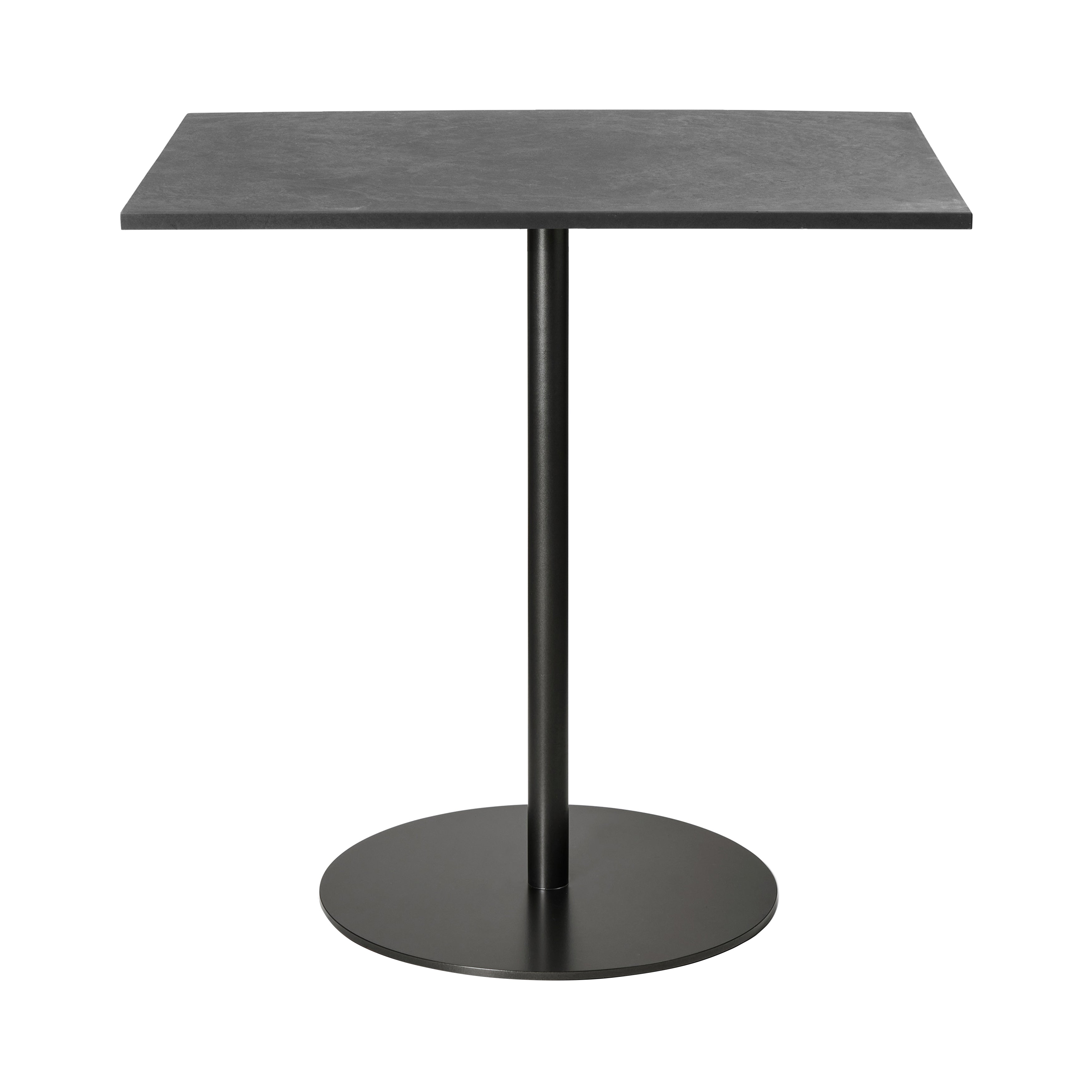 Mater Café Table: Rectangle + Coffee Waste Black