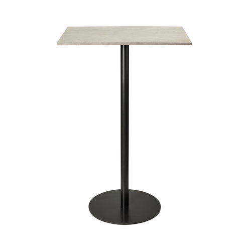 Mater Bar Table: Bar + Rectangle + Wood Waste Grey