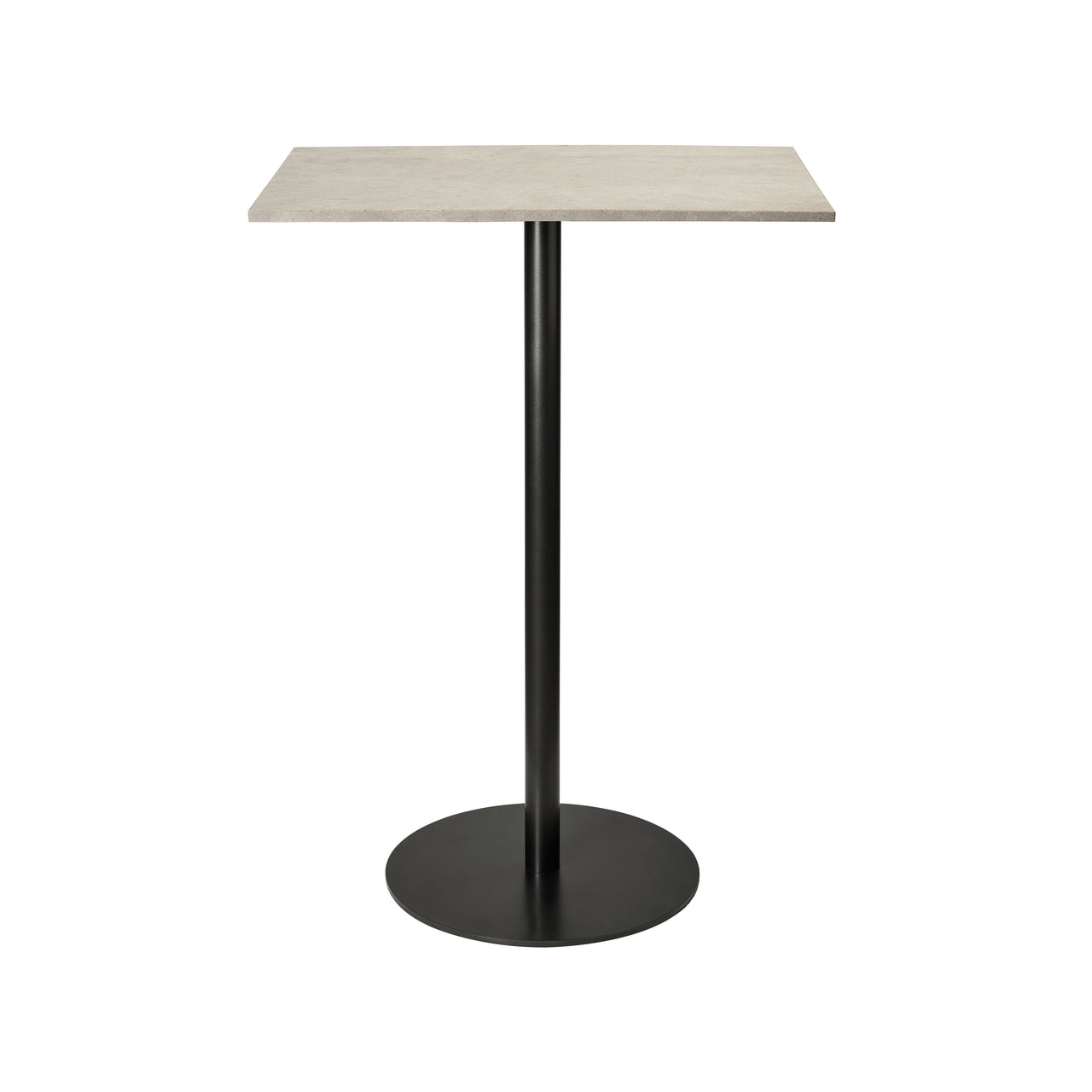 Mater Bar + Counter Table: Counter + Rectangle + Wood Waste Grey