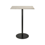 Mater Bar + Counter Table: Counter + Rectangle + Wood Waste Grey