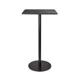 Mater Bar + Counter Table: Bar + Square + Coffee Waste Black