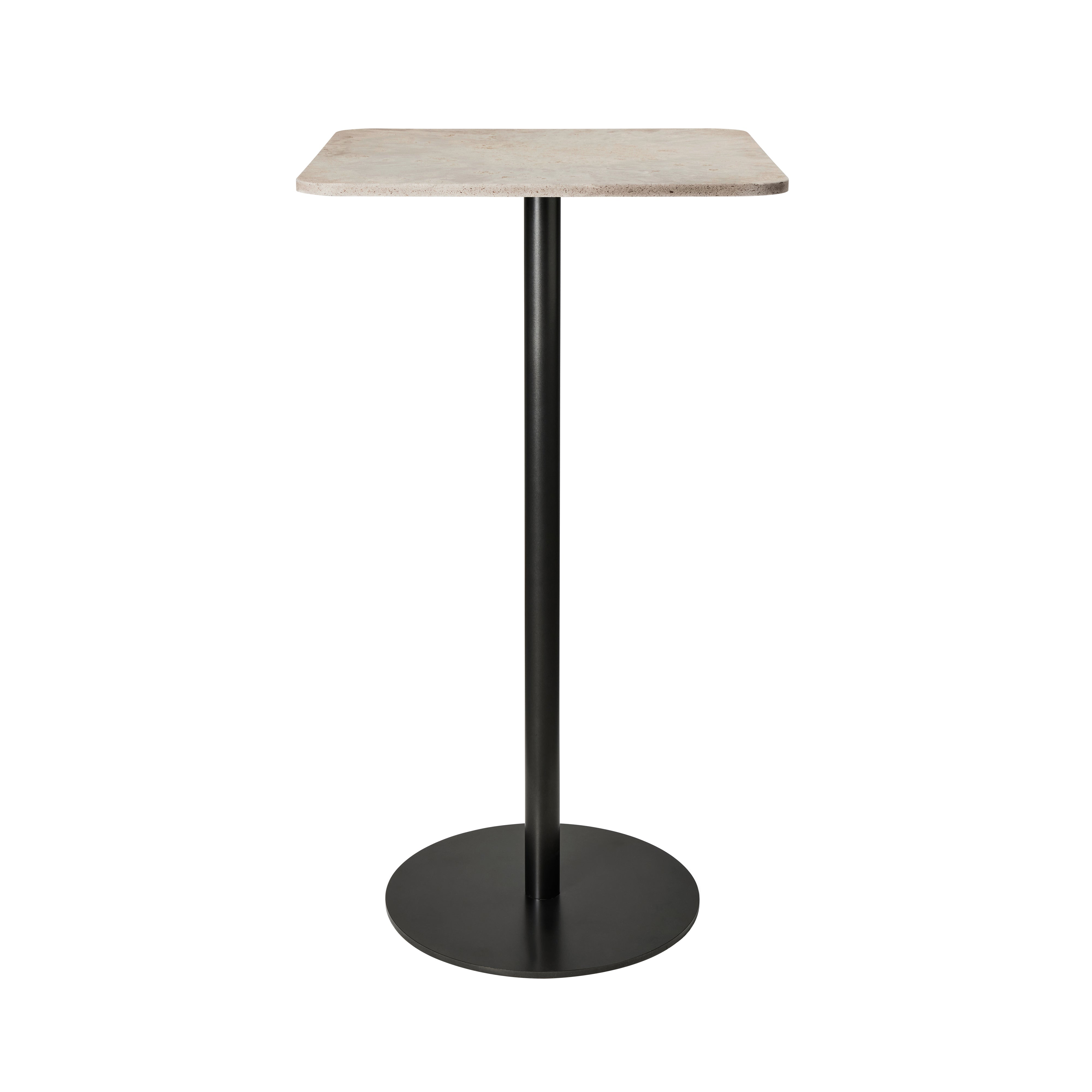 Mater Bar + Counter Table: Bar + Square + Wood Waste Grey