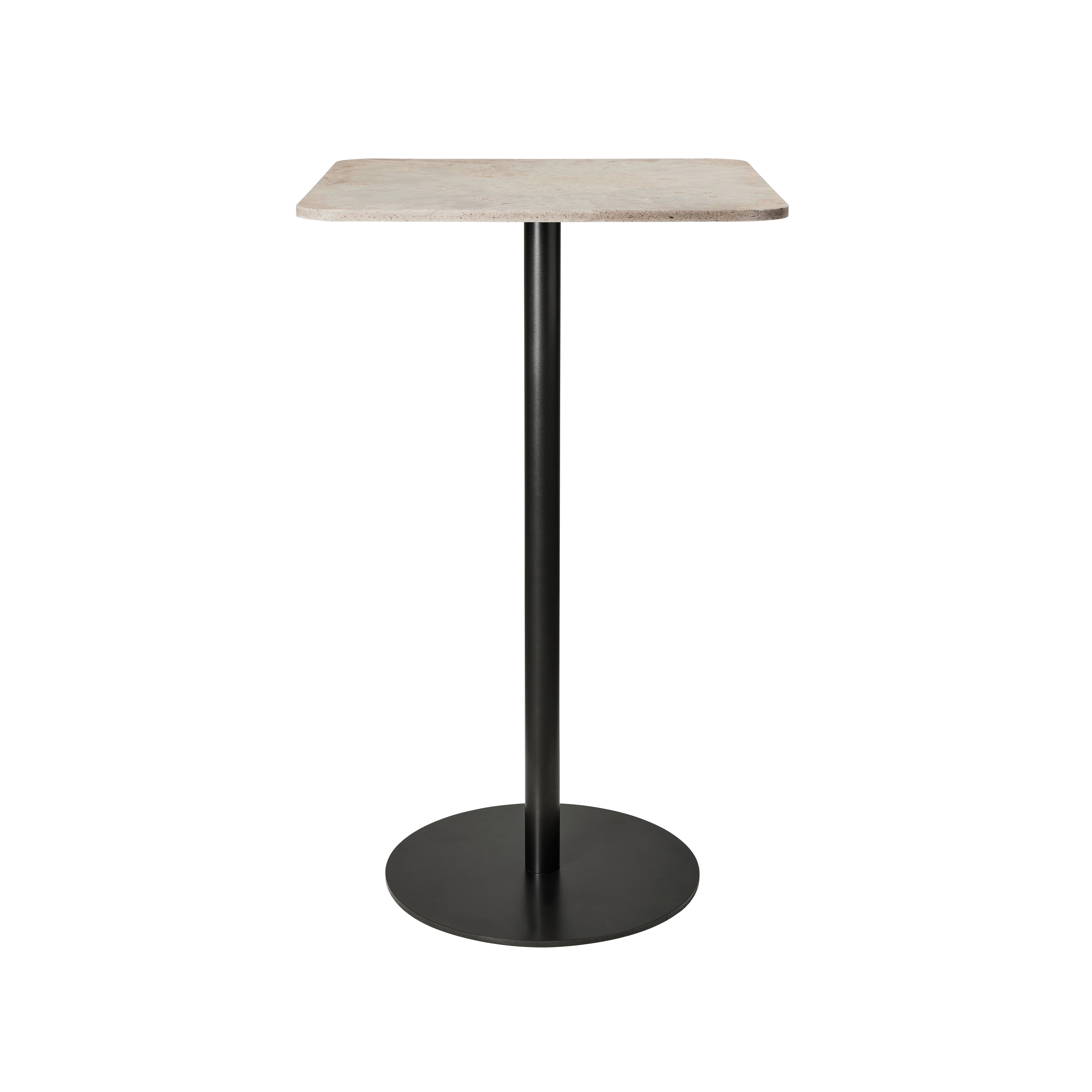 Mater Bar + Counter Table: Counter + Square + Wood Waste Grey