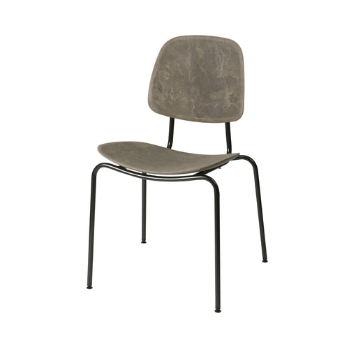 Compound Stacking Dining Chair: Coffee Waste Dark