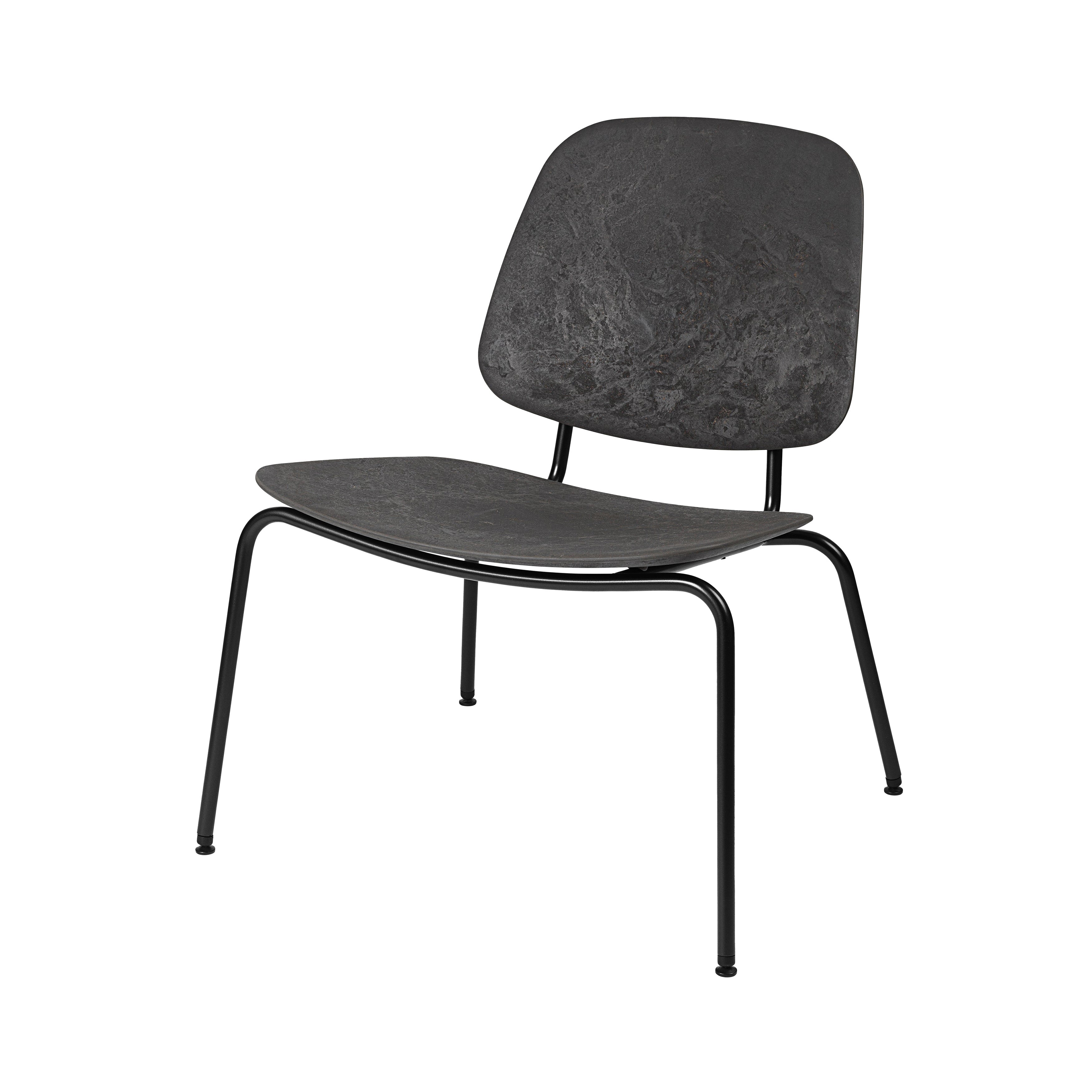 Compound Stacking Lounge Chair: Coffee Waste Black