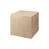 Mater Cube Side Table: Coffee Wasted Light