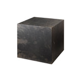 Mater Cube Side Table: Coffee Waste Black
