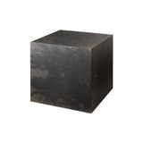 Mater Cube Side Table: Coffee Waste Black