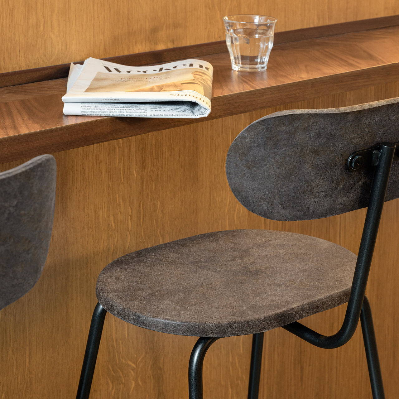 Earth Bar + Counter Stool Backrest: Coffee Edition