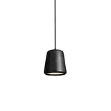 Material Pendant Light: Black Marble + Black
