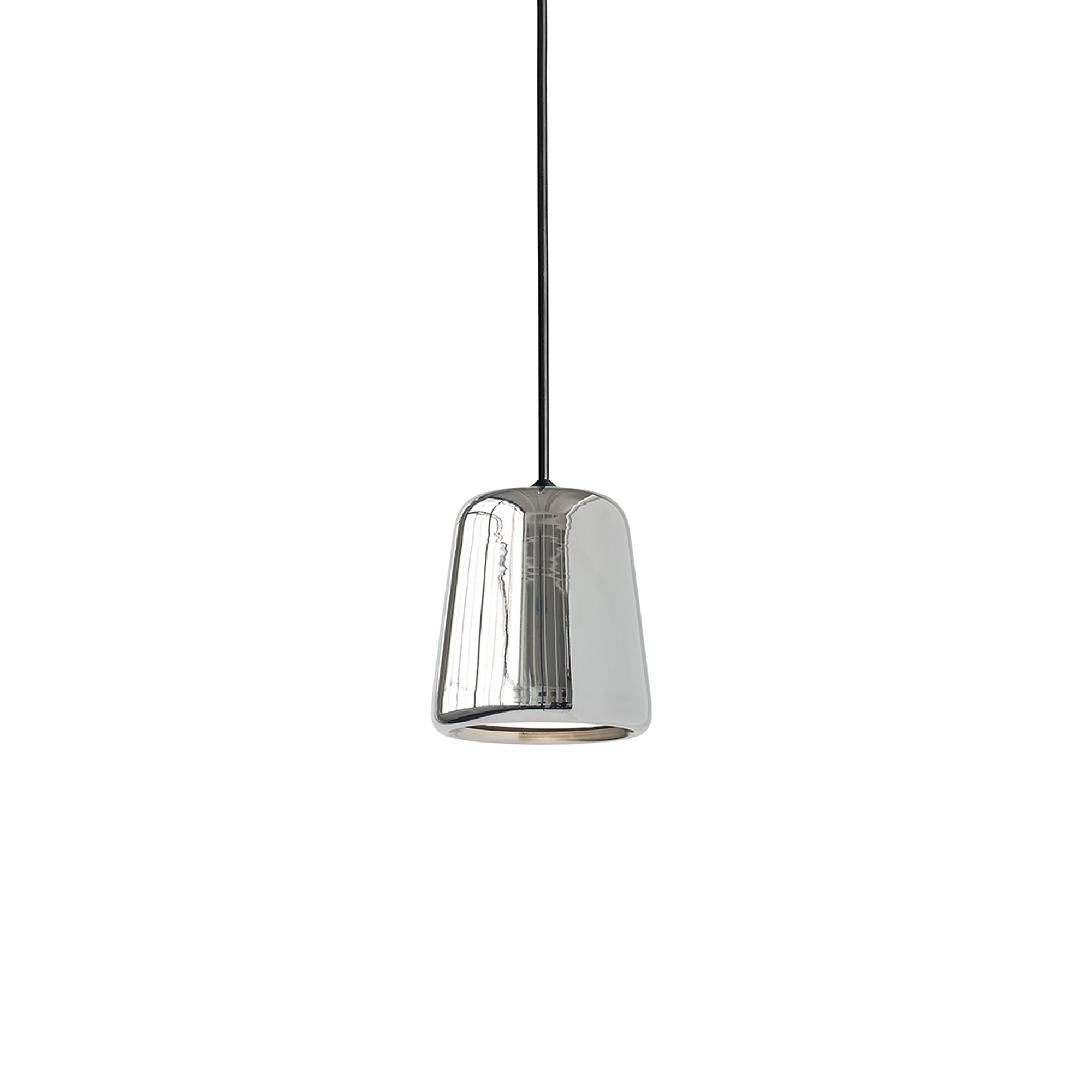 Material Pendant Light: Stainless Steel + Black