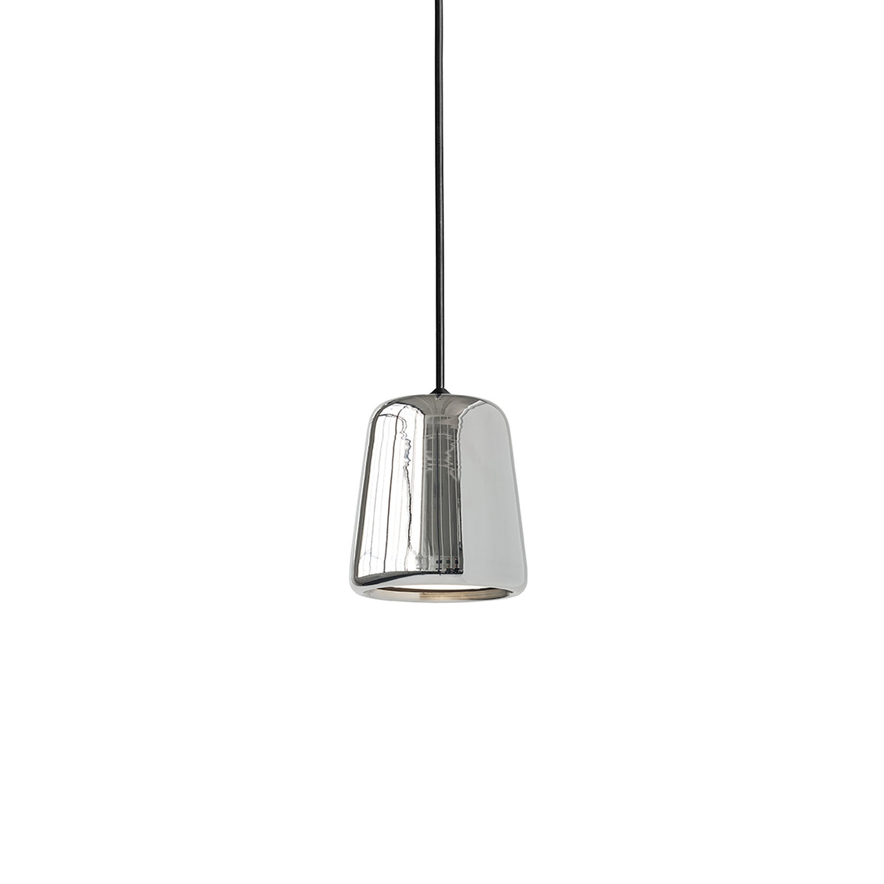 Material Pendant Light: Stainless Steel + Black