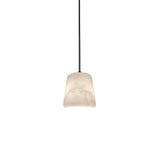 Material Pendant Light: The Black Sheep (White Marble)+ Black