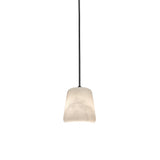 Material Pendant Light: The Black Sheep (White Marble)+ Black