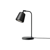 Material Table Lamp: Black Marble