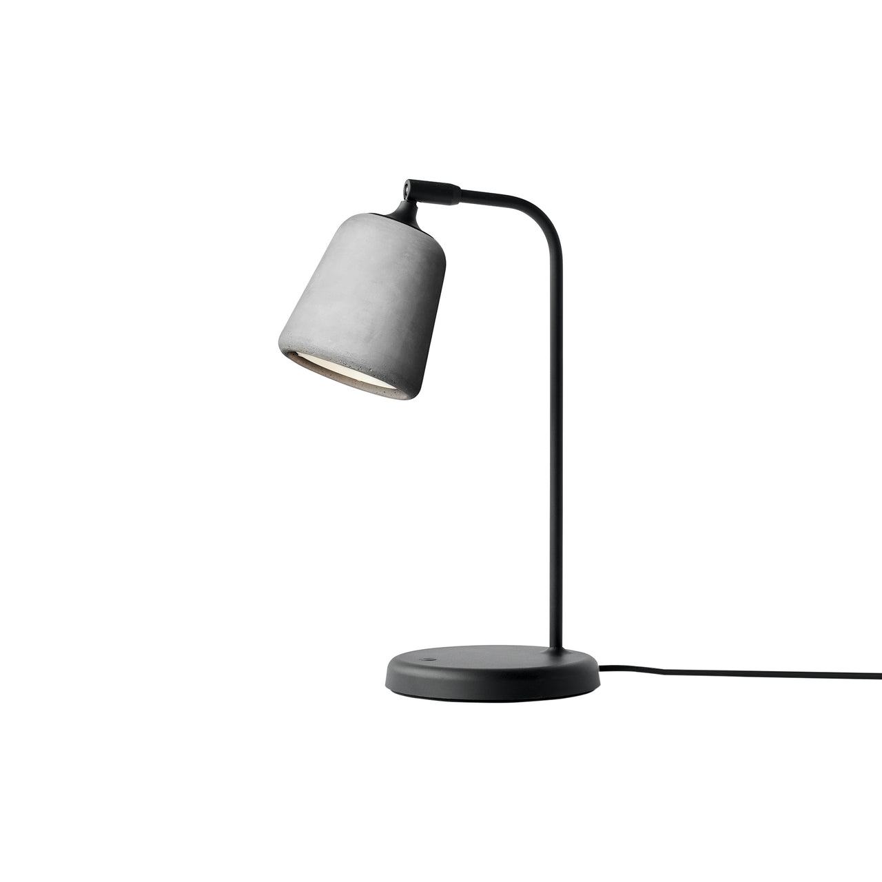 Material Table Lamp: Light Grey Concrete