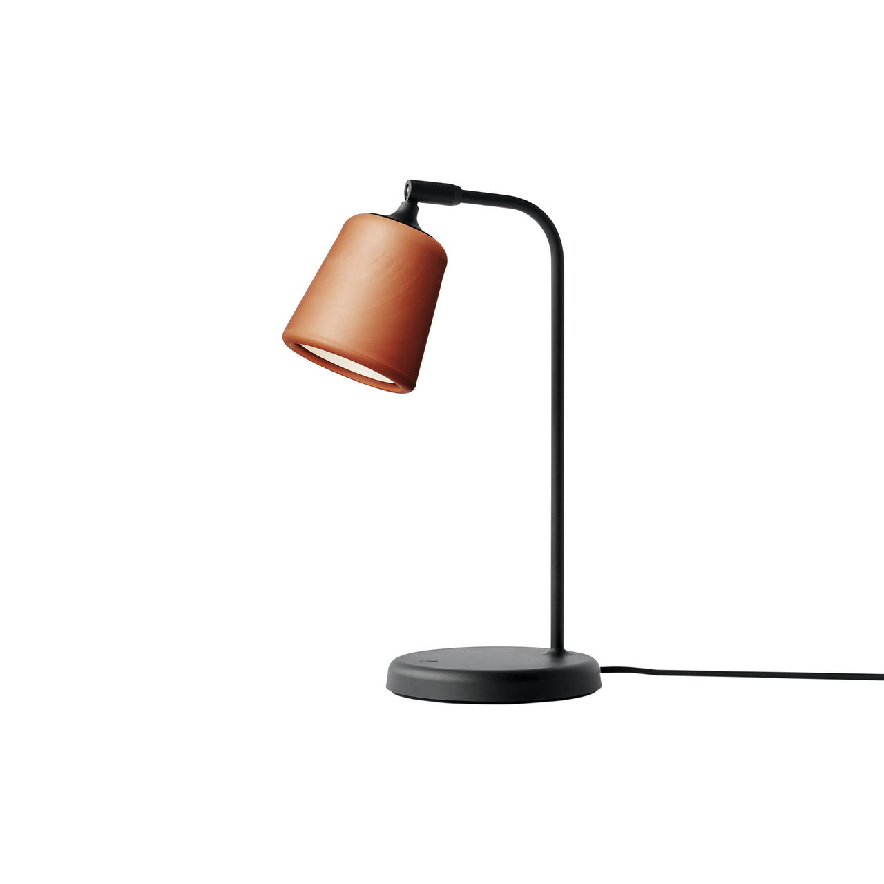 Material Table Lamp: Terracotta