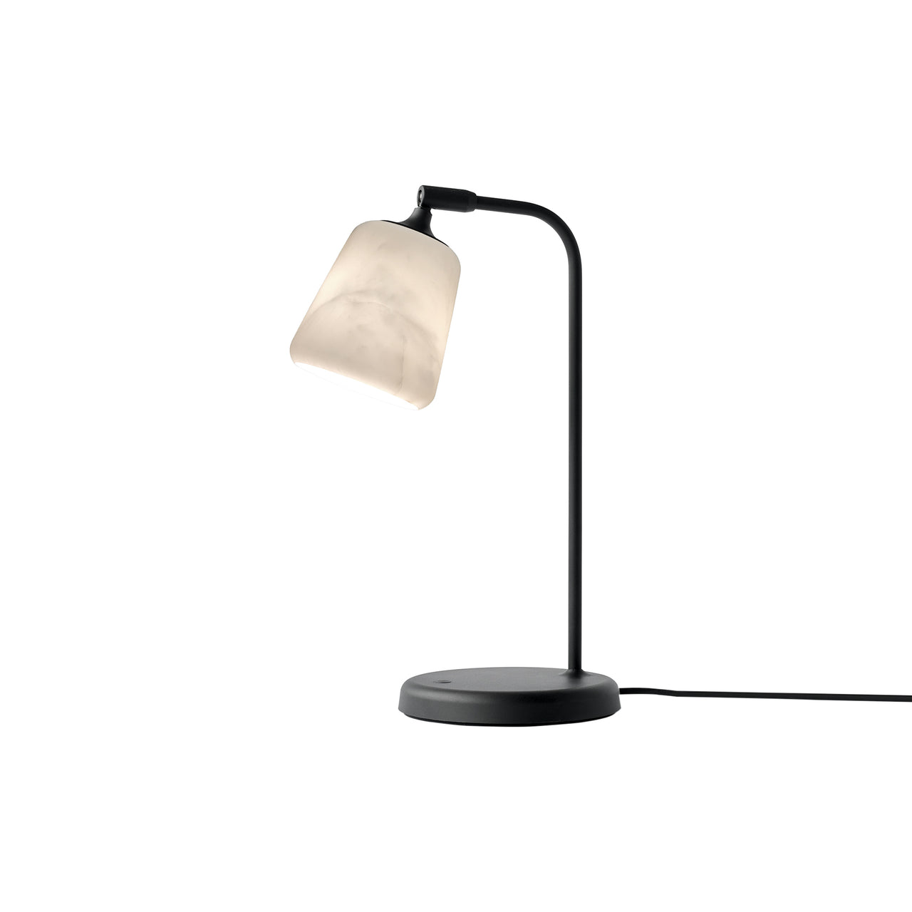 Material Table Lamp: The Black Sheep (White Marble)