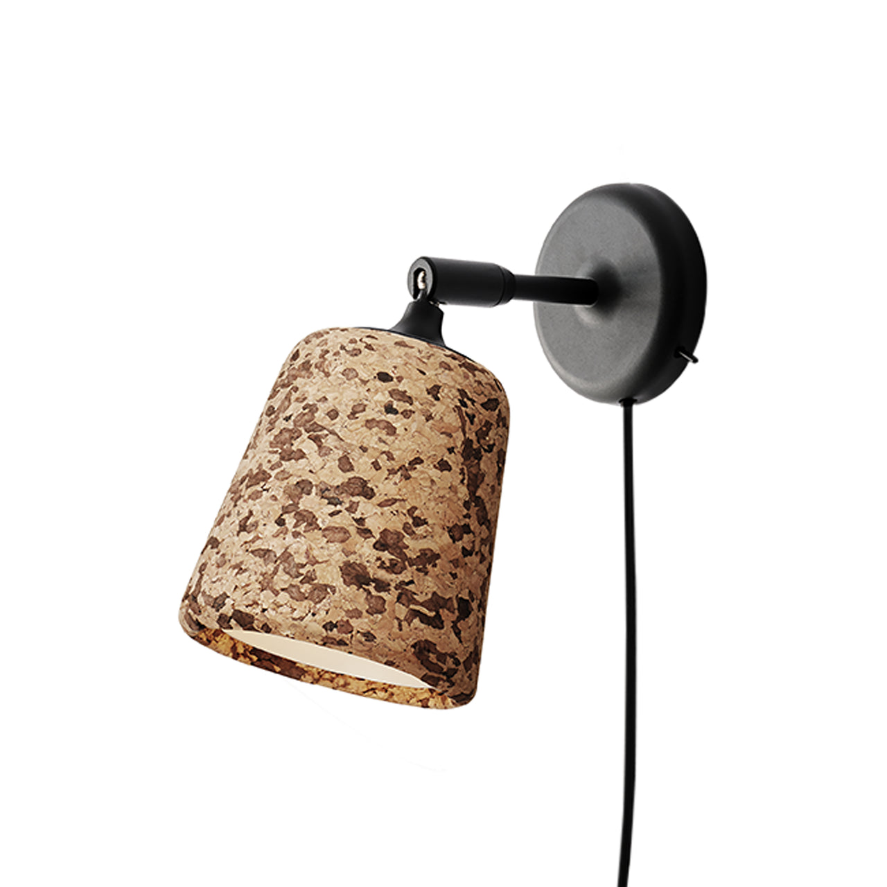 Material Wall Lamp: Mixed Cork