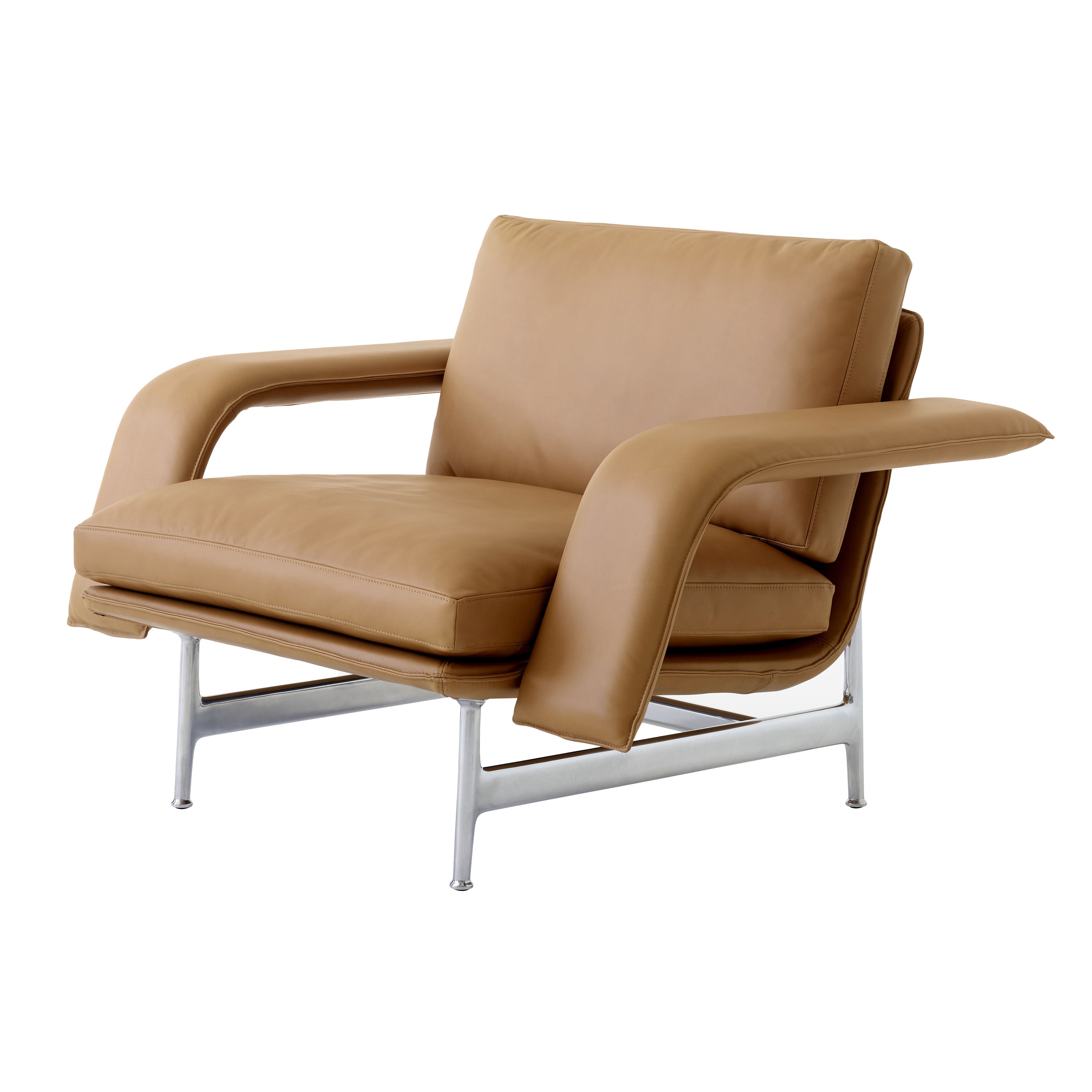 Meantime Lounge Chair: AV29 + Polished Aluminum