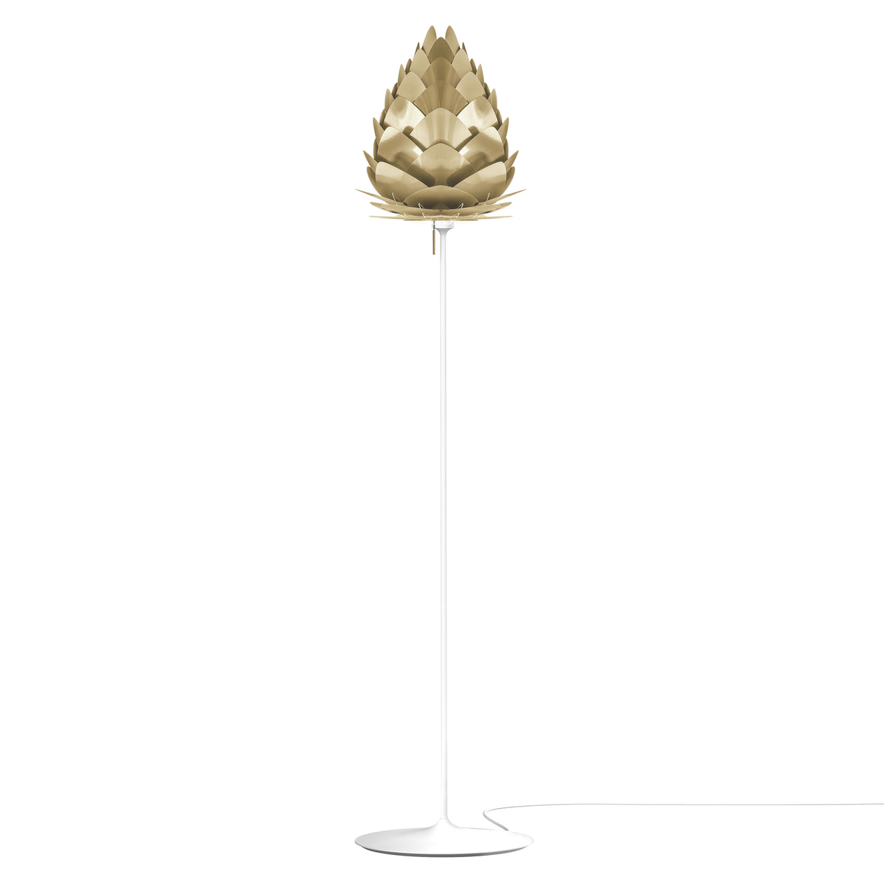 Conia Champagne Floor Lamp: Medium - 15.7