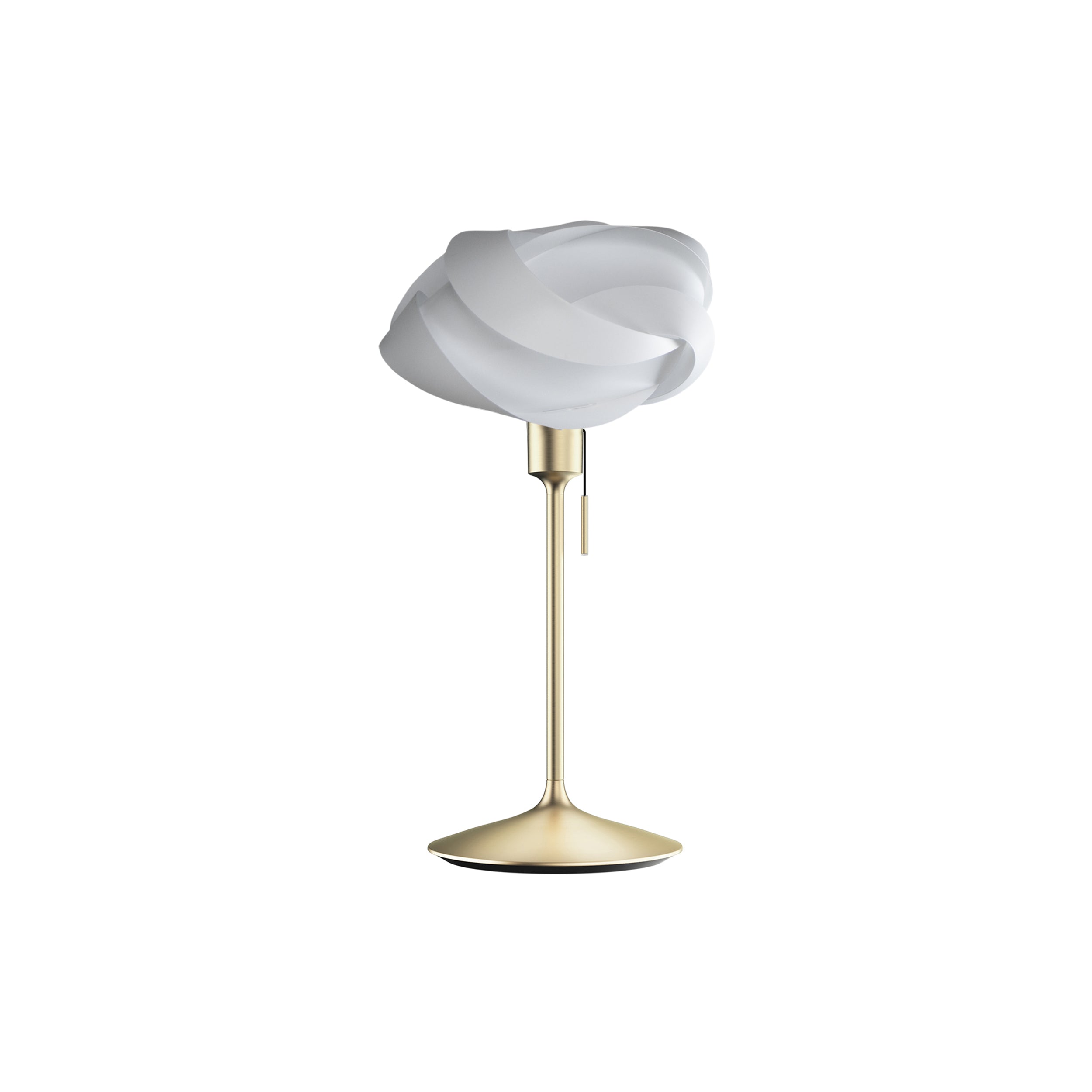 Ribbon Champagne Table Lamp: Medium - 23