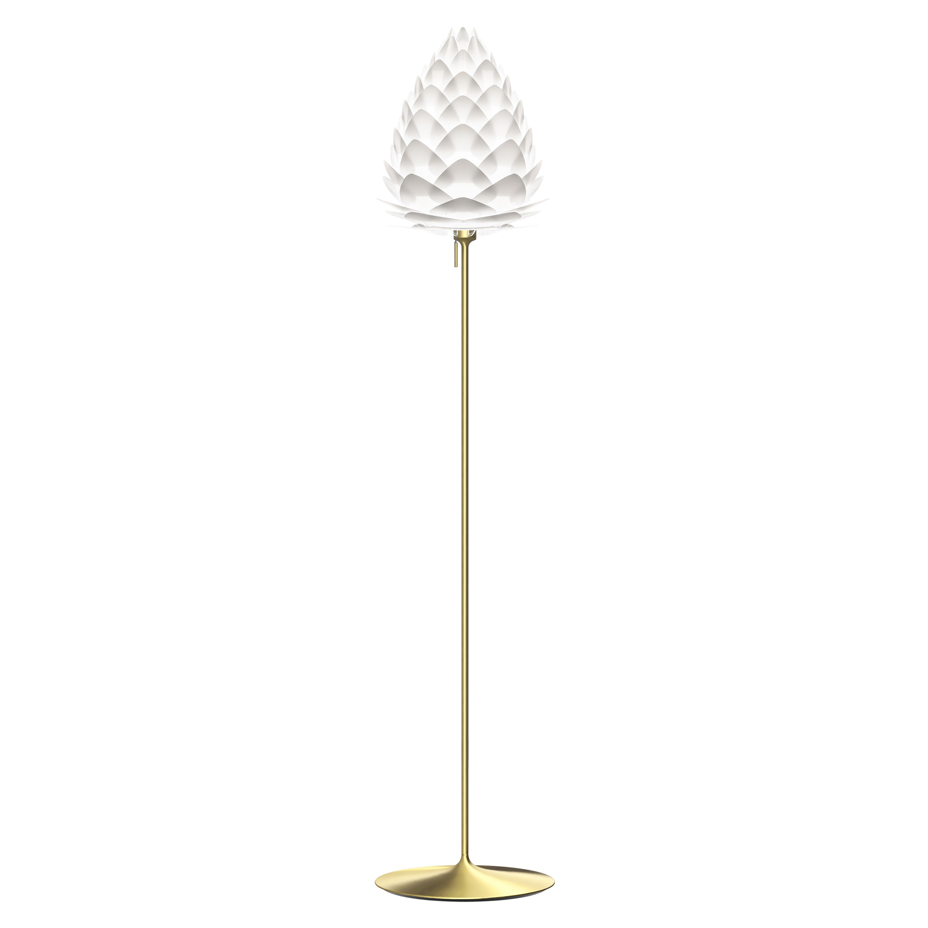Conia Champagne Floor Lamp: Medium - 15.7