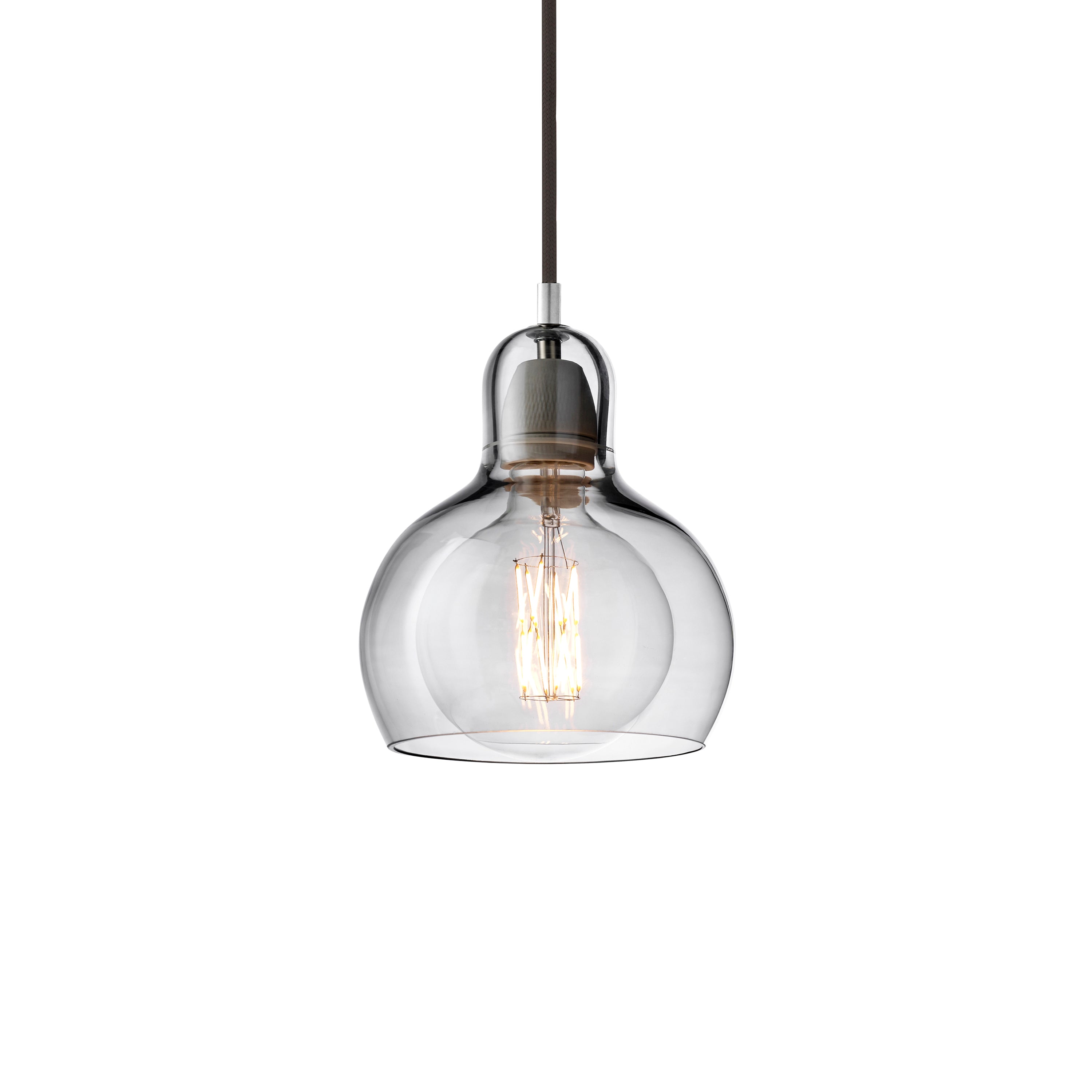 Mega Bulb Pendant Lamp SR2: Silver + Black