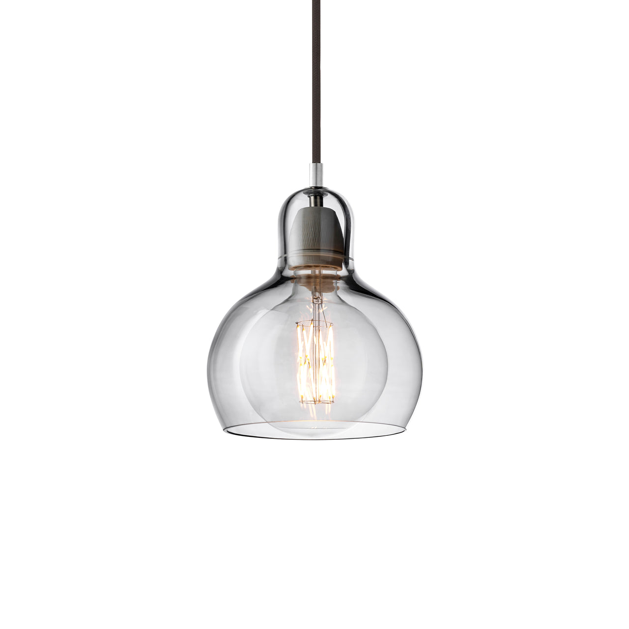 Mega Bulb Pendant Lamp SR2: Silver + Black