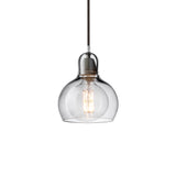 Mega Bulb Pendant Lamp SR2: Silver + Black