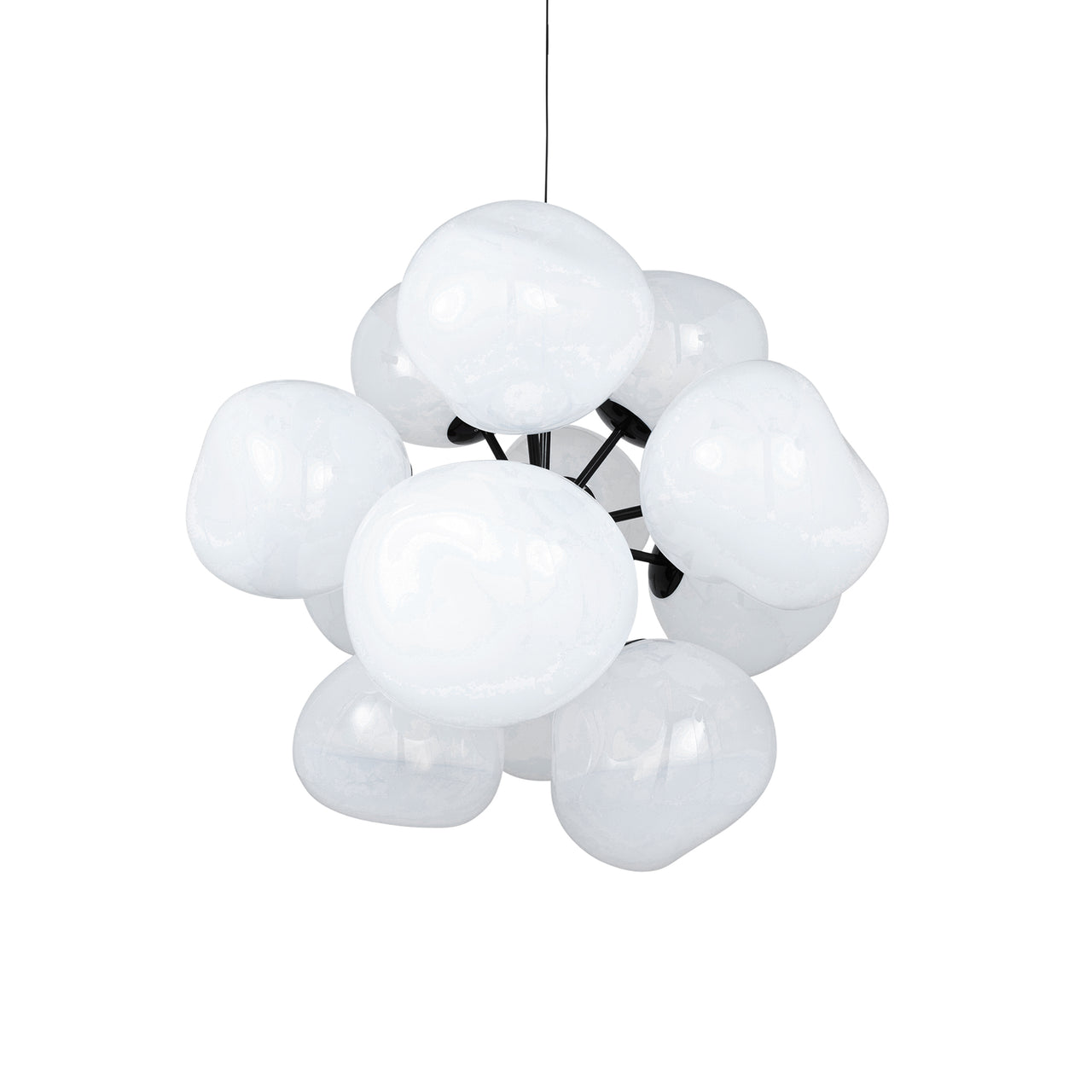 Melt Burst Chandelier: Opal