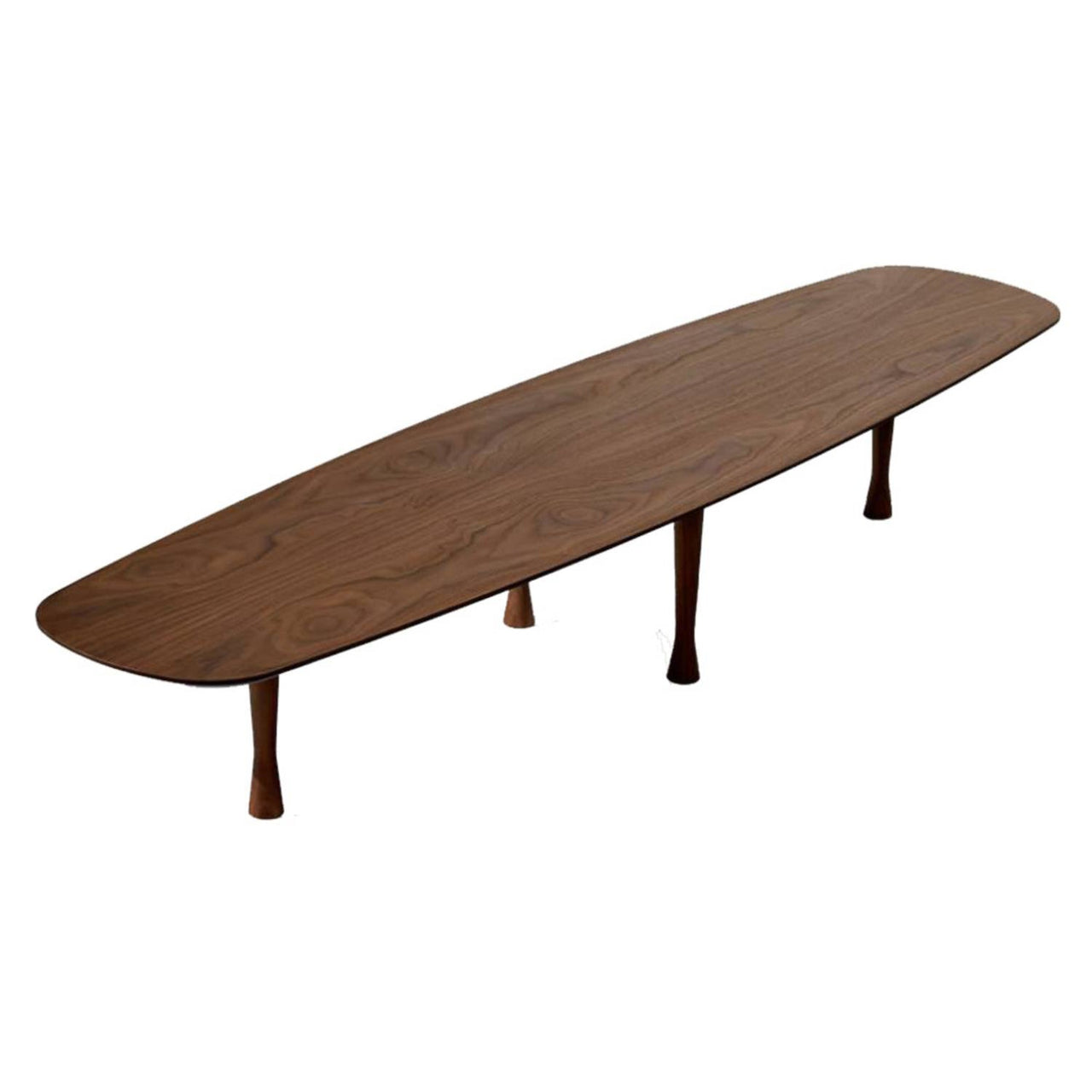 Mesa Única Long Coffee Table: Walnut