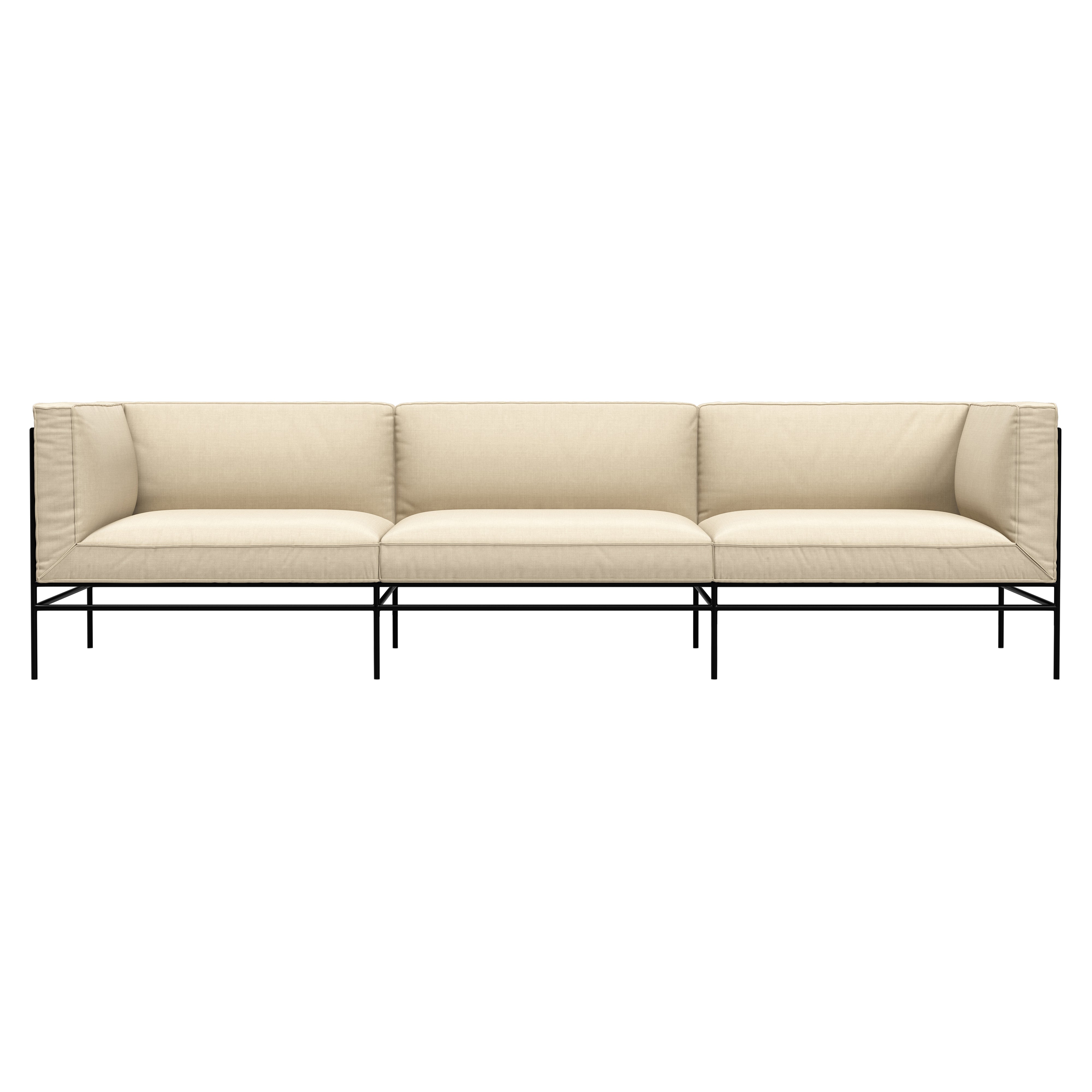 Middleweight Sofa: 3 + Black