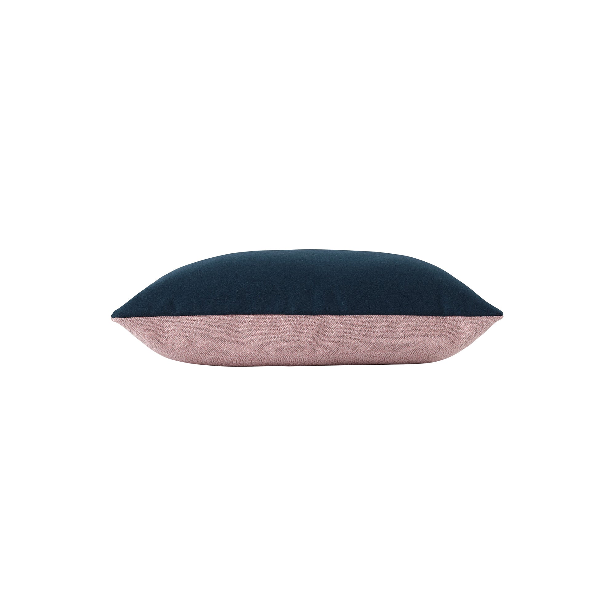 Mingle Cushion: Rectangle + Rose + Petroleum