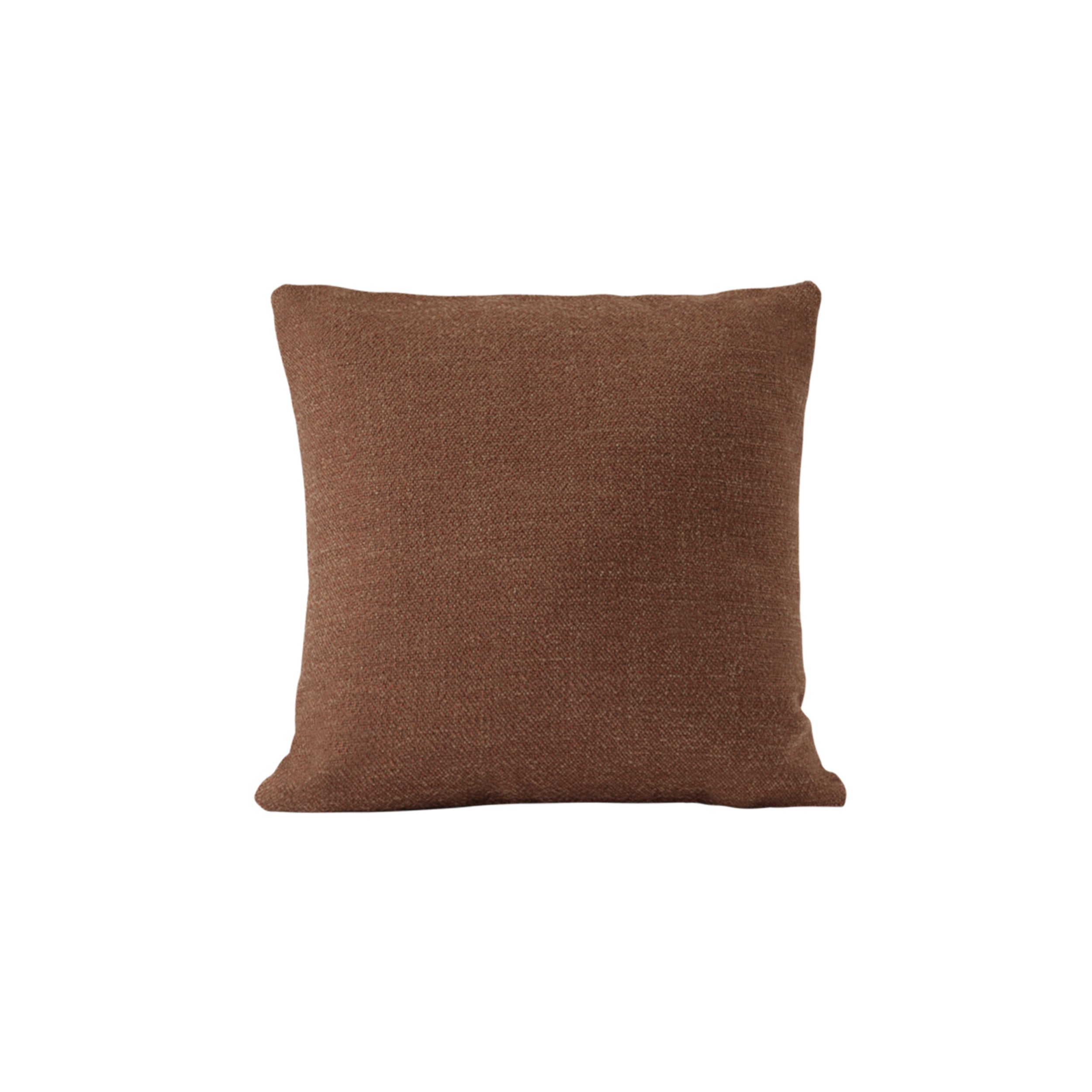 Mingle Cushion: Square + Copper Brown + Light Blue