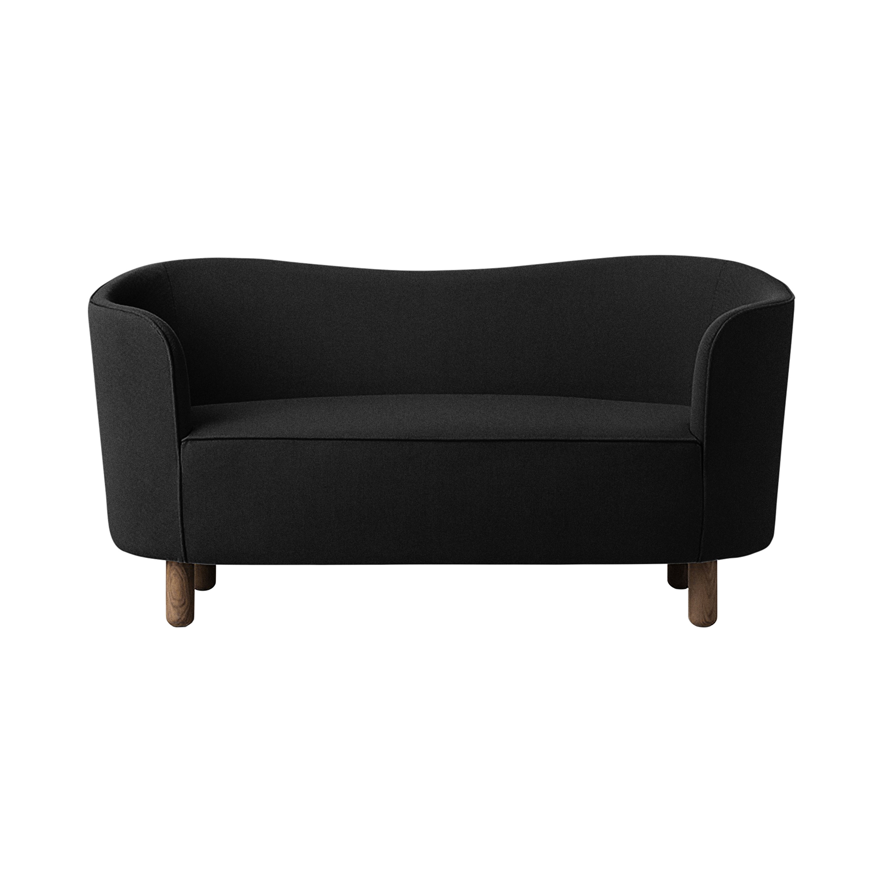 Mingle Sofa: Dark Stained Oak + Vidar 0182